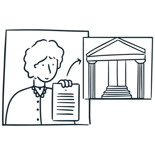 Refundee preparing a bespoke report and submitting it to the bank